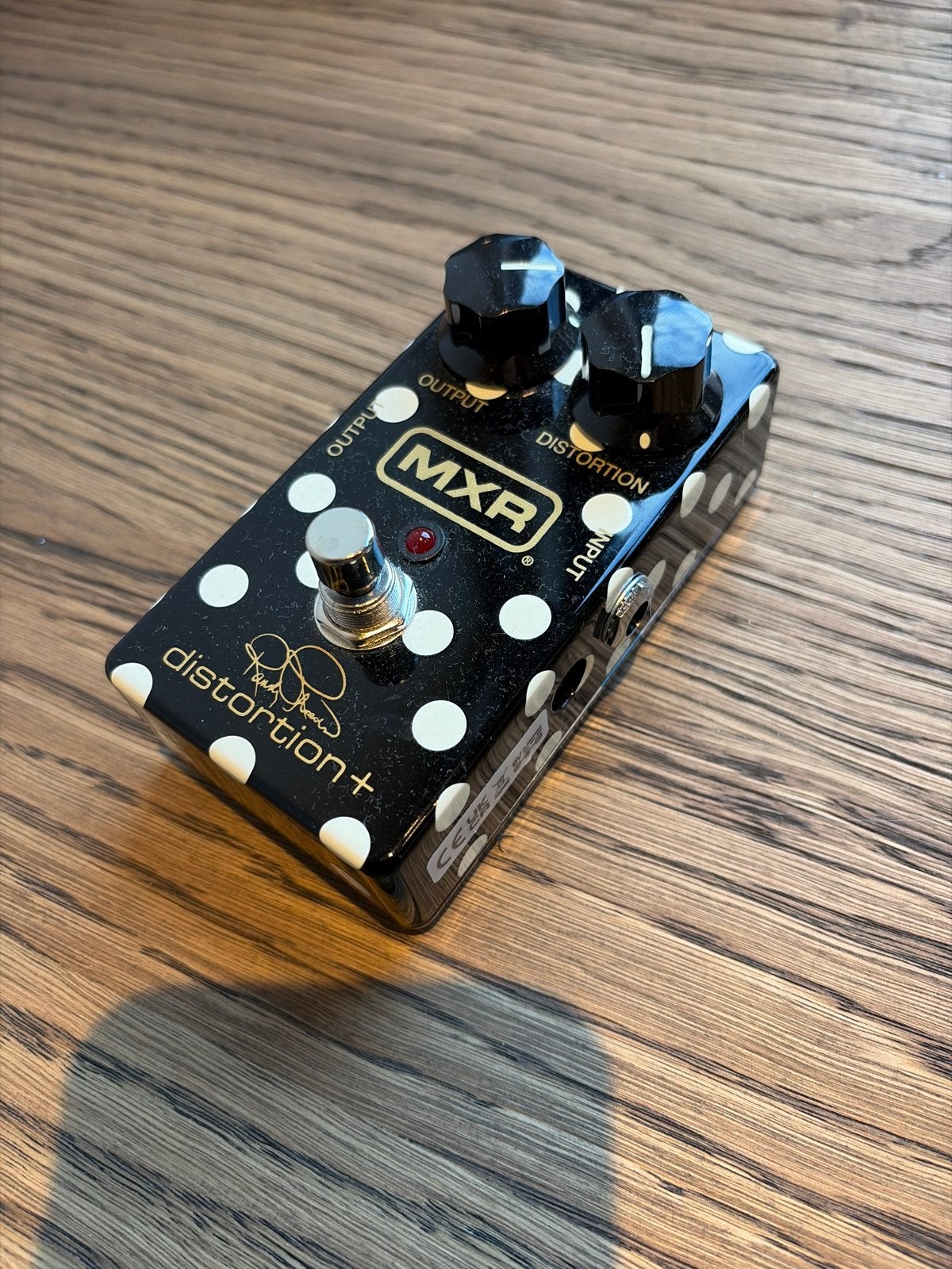 MXR Distortion + Randy Rhoads Polka Dot Special Edition, Muziek en Instrumenten, Ophalen, Zo goed als nieuw, Distortion, Overdrive of Fuzz
