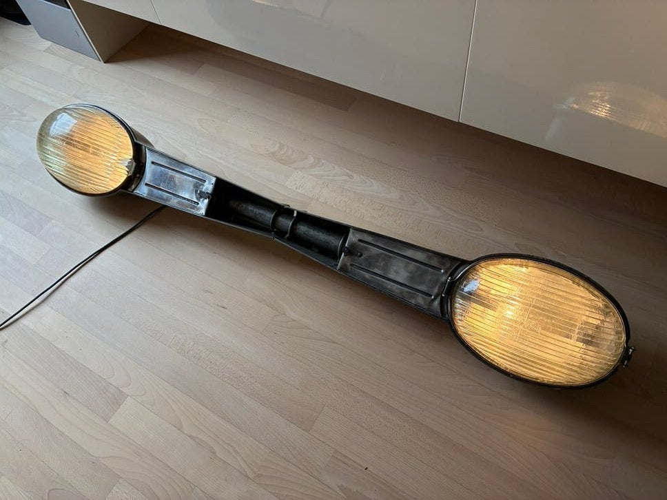 Vintage lamp, Industriële lamp, lantaarnpaal, Ophalen