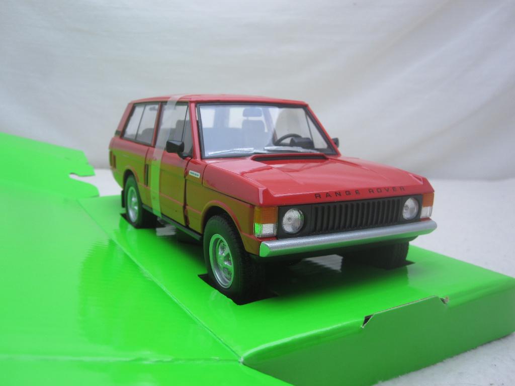 Range Rover 1970 Rood 1:24 Welly, Ophalen of Verzenden, Nieuw, Auto, Welly