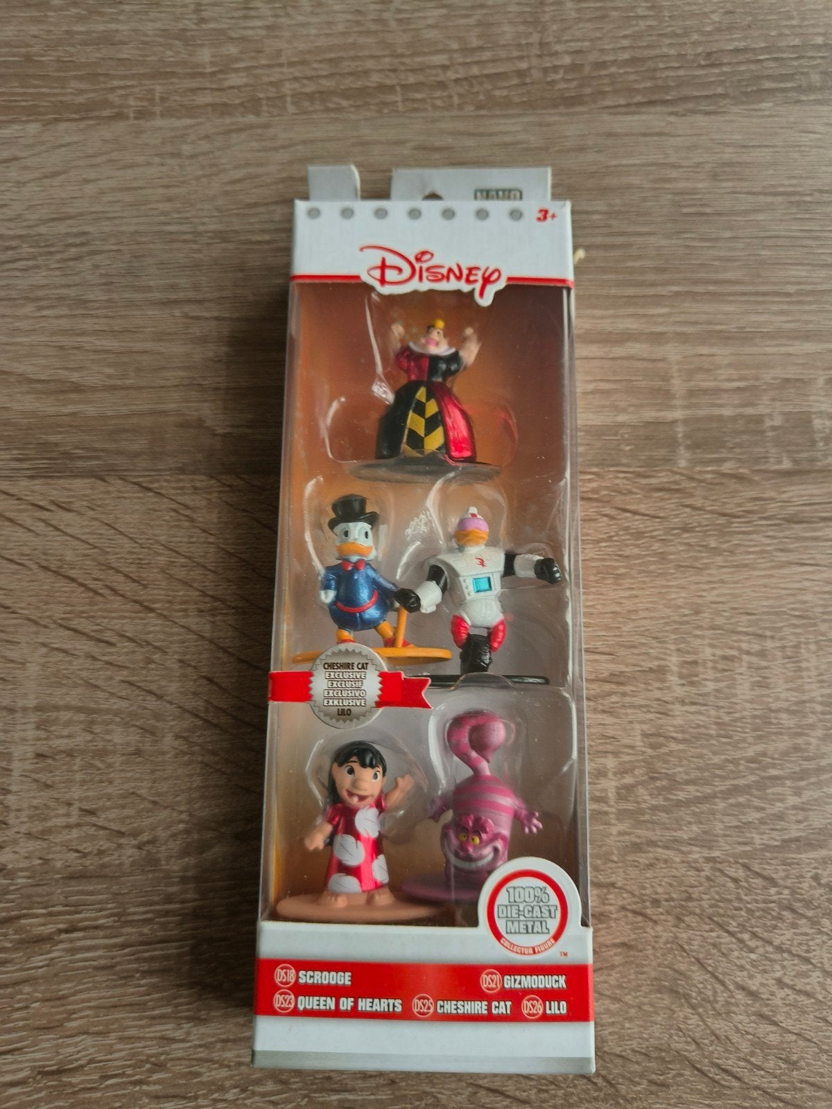 Disney Nano Metalfigs 5-pack (Scrooge, Queen of Hearts, etc), Ophalen of Verzenden, Zo goed als nieuw