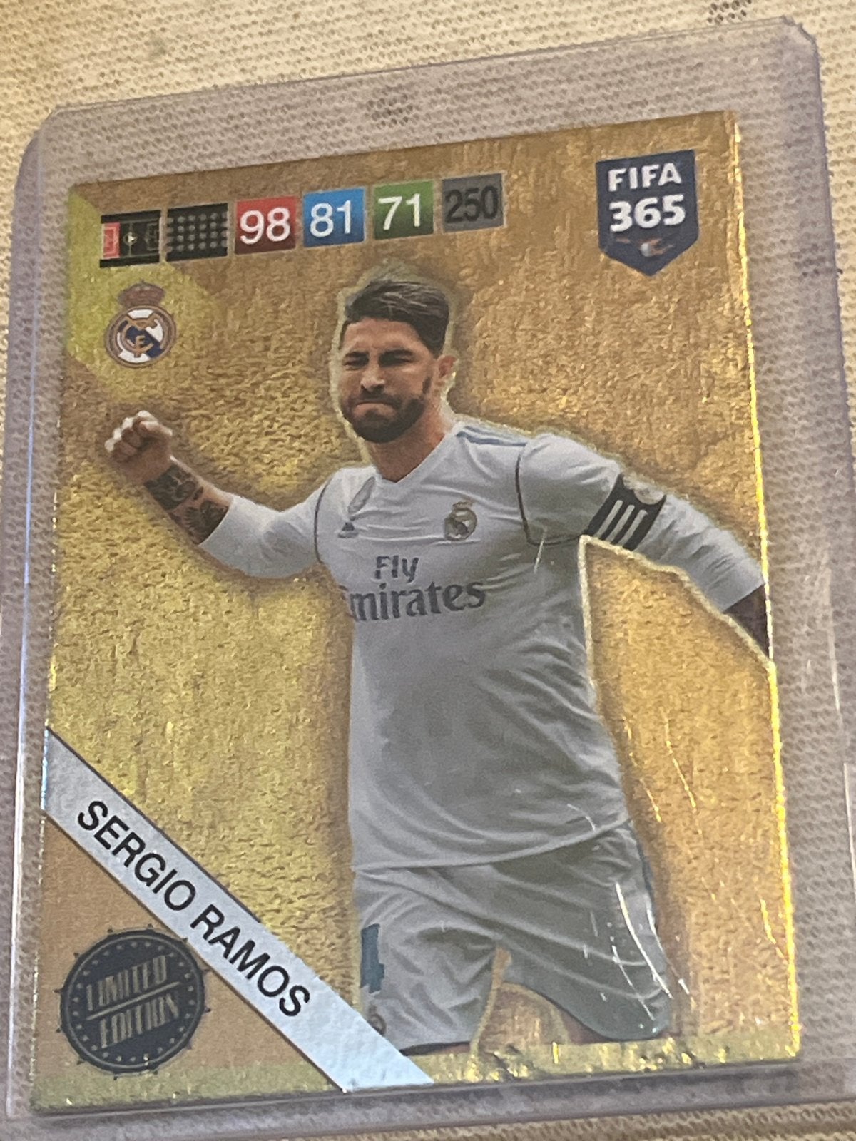 Sergio Ramos FIFA 365 Limited Edition Spelerskaart, Ophalen of Verzenden, Zo goed als nieuw, Buitenlandse clubs, Spelerskaart