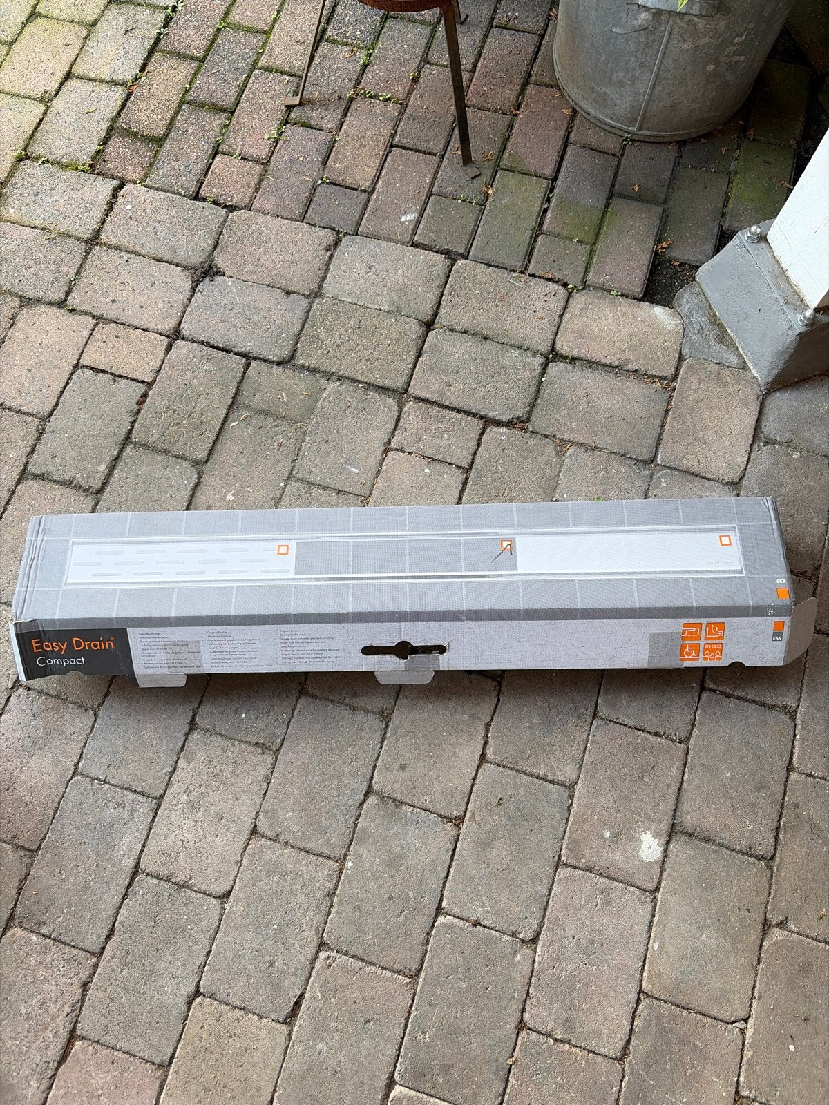 Easy Drain Compact douchegoot - Nieuw in doos, Ophalen, Nieuw, Rvs, Douche