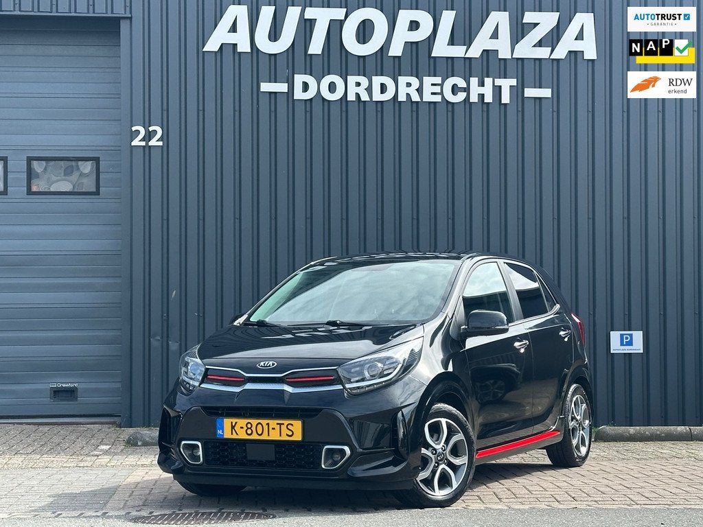 Kia Picanto 1.0 DPi GT-Line LEDER|CAMERA|, Auto's, Kia, Voorwielaandrijving, Gebruikt, 4 stoelen, Bedrijf