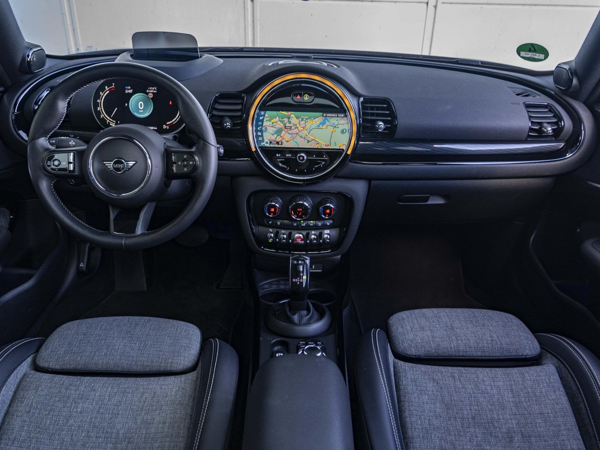 MINI Clubman Cooper Aut. Richmond Park Edition, Auto's, Mini, 136 pk, Gebruikt, Blauw, Leder en Stof
