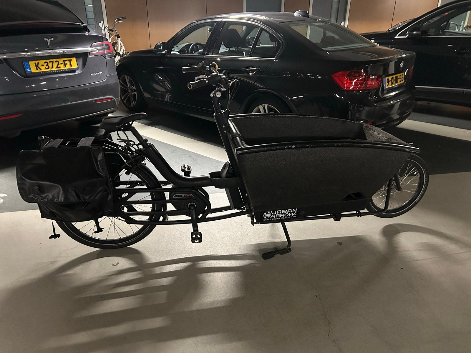 Urban Arrow bakfiets - Goede staat, veel nieuwe onderdelen, Gebruikt, Goederen, Elektrisch, Ophalen
