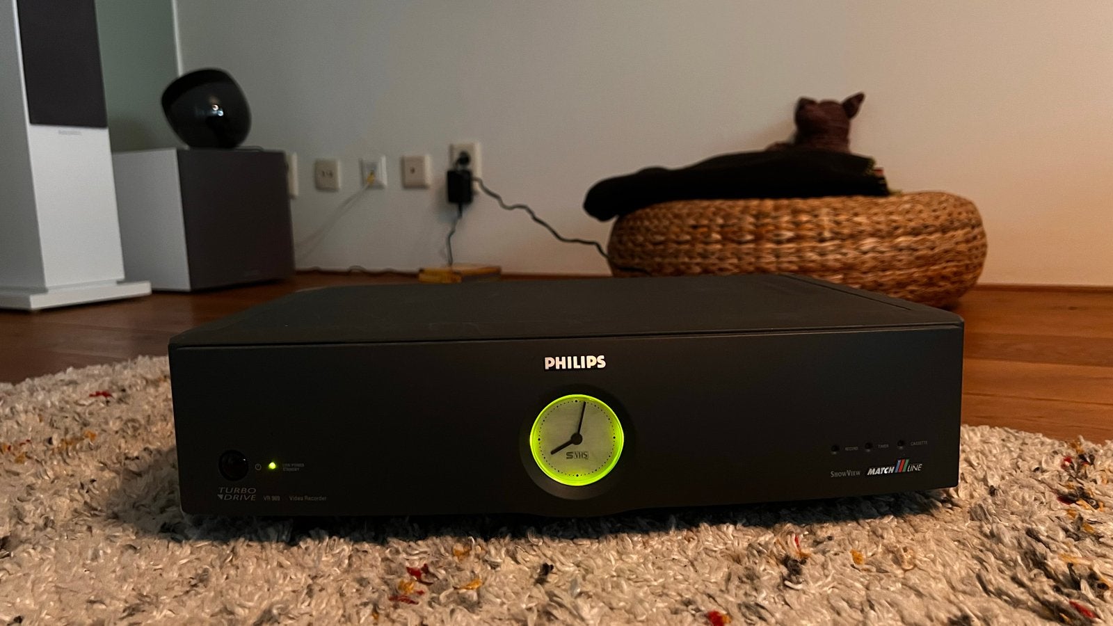 Philips VR2000 VHS-speler/recorder - Zeldzaam model, Ophalen, Gebruikt, VHS-speler of -recorder
