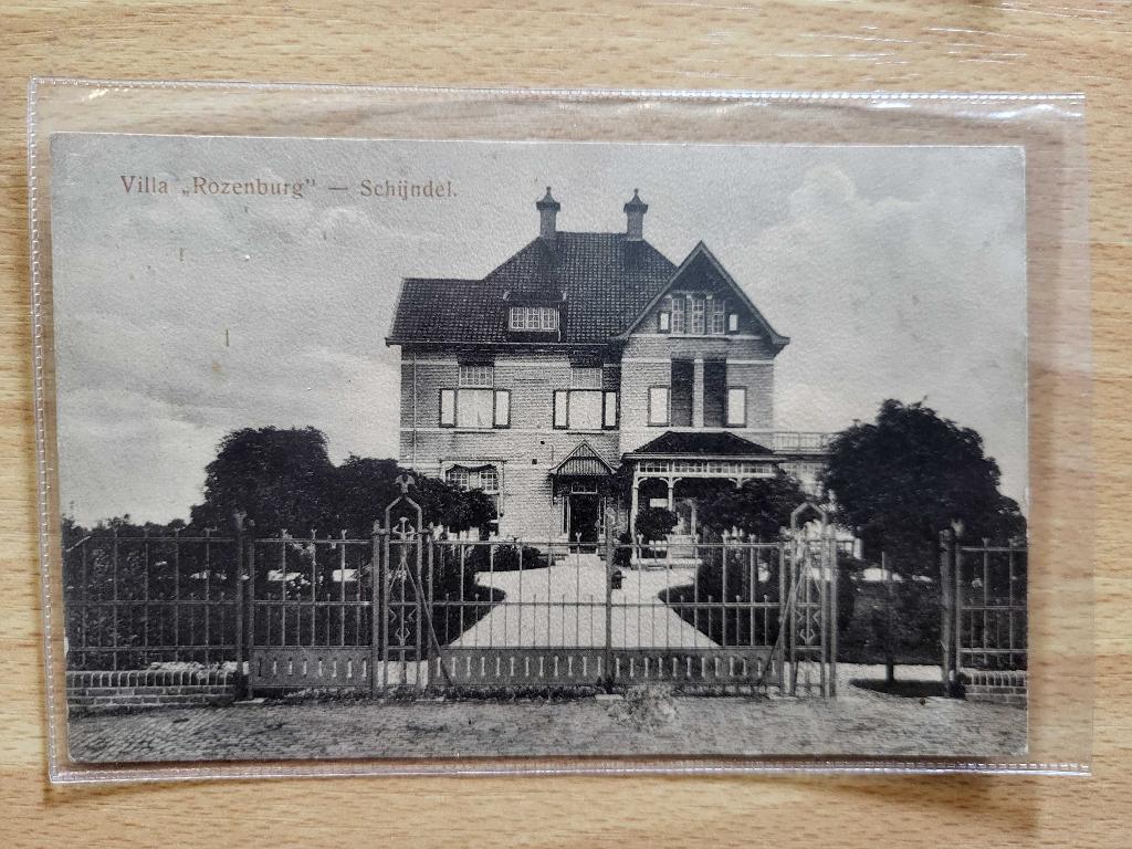 ansicht SCHIJNDEL Villa Rozenburg, Ophalen of Verzenden, Voor 1920, Noord-Brabant