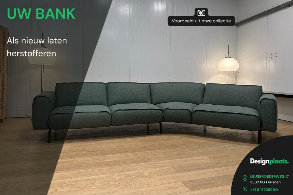 Designbank Herstofferen | Gratis Offerte, Huis en Inrichting, -, Overige maten, -, Nieuw