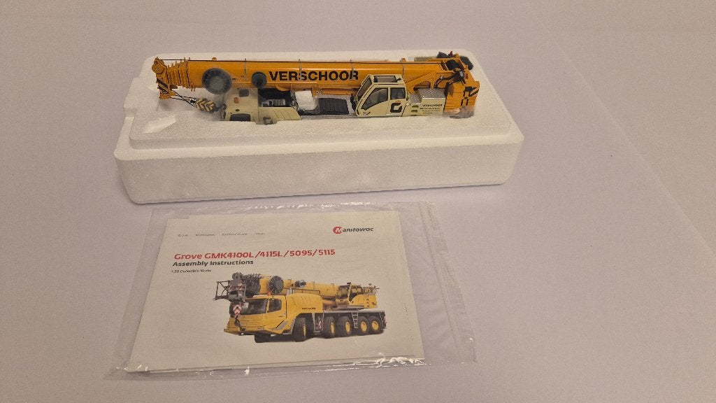 Grove GMK 4100L M.verschoor uit Sassenheim THW, Ophalen, Zo goed als nieuw, Bus of Vrachtwagen, Overige merken