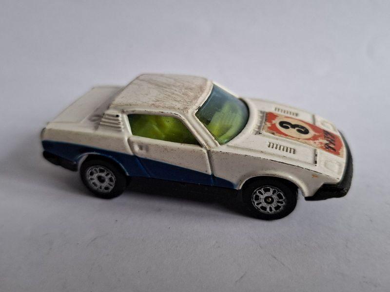 Triumph TR7 wit blauw sportwagen Corgi Juniors 3 inch model, Hobby en Vrije tijd, Ophalen of Verzenden, Zo goed als nieuw, Auto