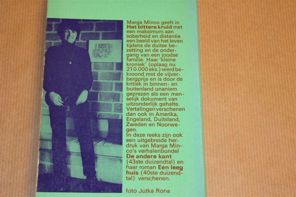 Het Bittere Kruid — Marga Minco [1973] — Kroniek WOII, Boeken, Literatuur, Ophalen of Verzenden, Gelezen