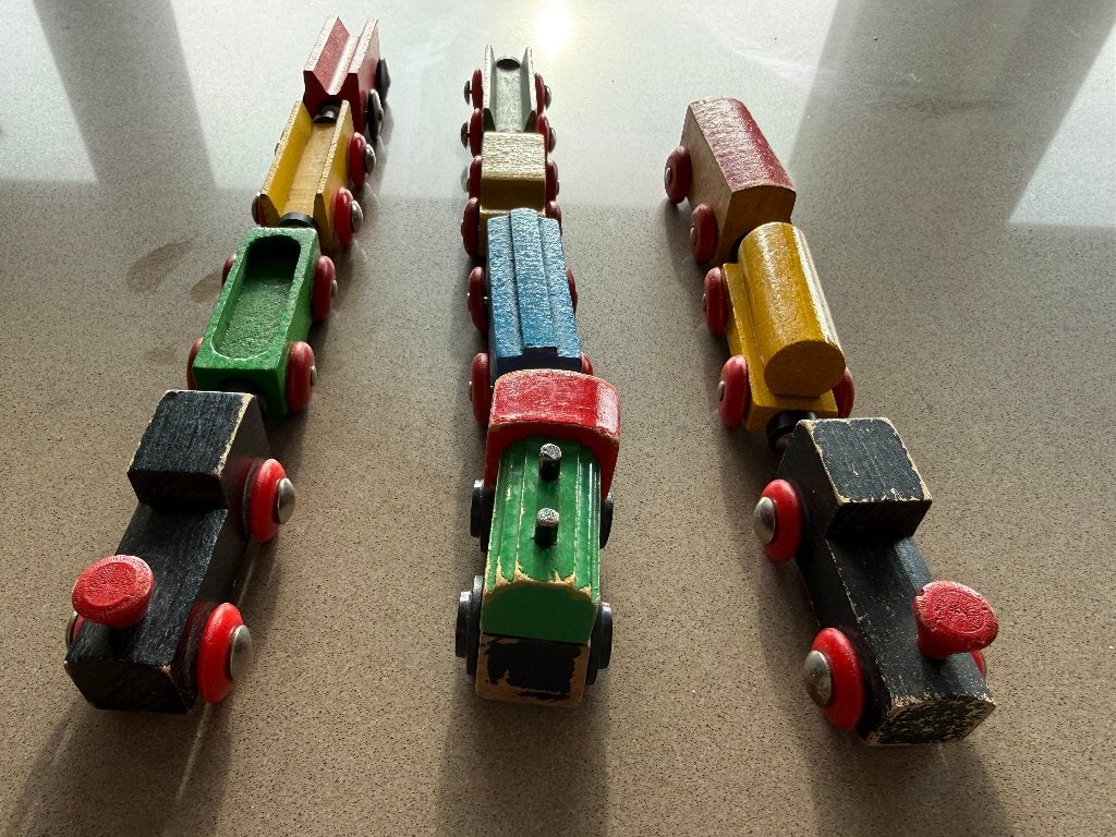 Brio houten speelgoed treintje, Ophalen of Verzenden