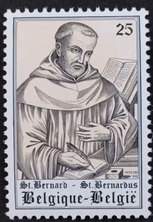 België 1990 - OBP 2391 - Sint-Bernardus, Postzegels en Munten, Postzegels | Europa | België, Frankeerzegel, Ophalen of Verzenden