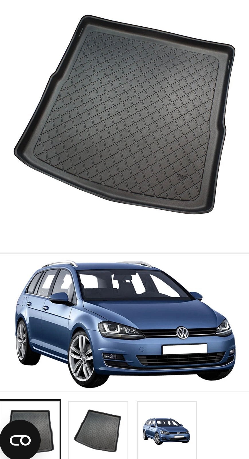 Golf 7 Variant kofferbak bescherming, Ophalen, Gebruikt