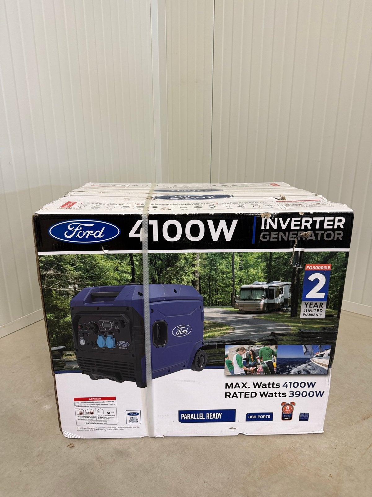 Ford 4100W Inverter Generator - Nieuw in doos, Ophalen of Verzenden, Nieuw, 30 kVA of meer, Benzine