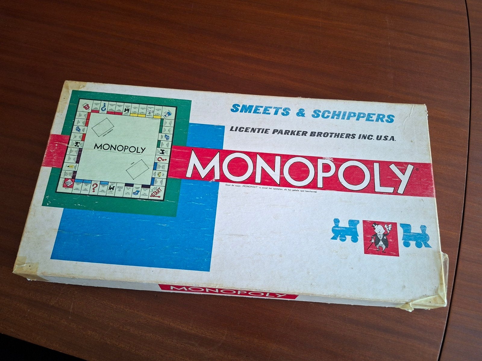 Vintage Monopoly Bordspel (Smeets & Schippers) - Nederland, Hobby en Vrije tijd, Drie of vier spelers, Ophalen of Verzenden, Gebruikt
