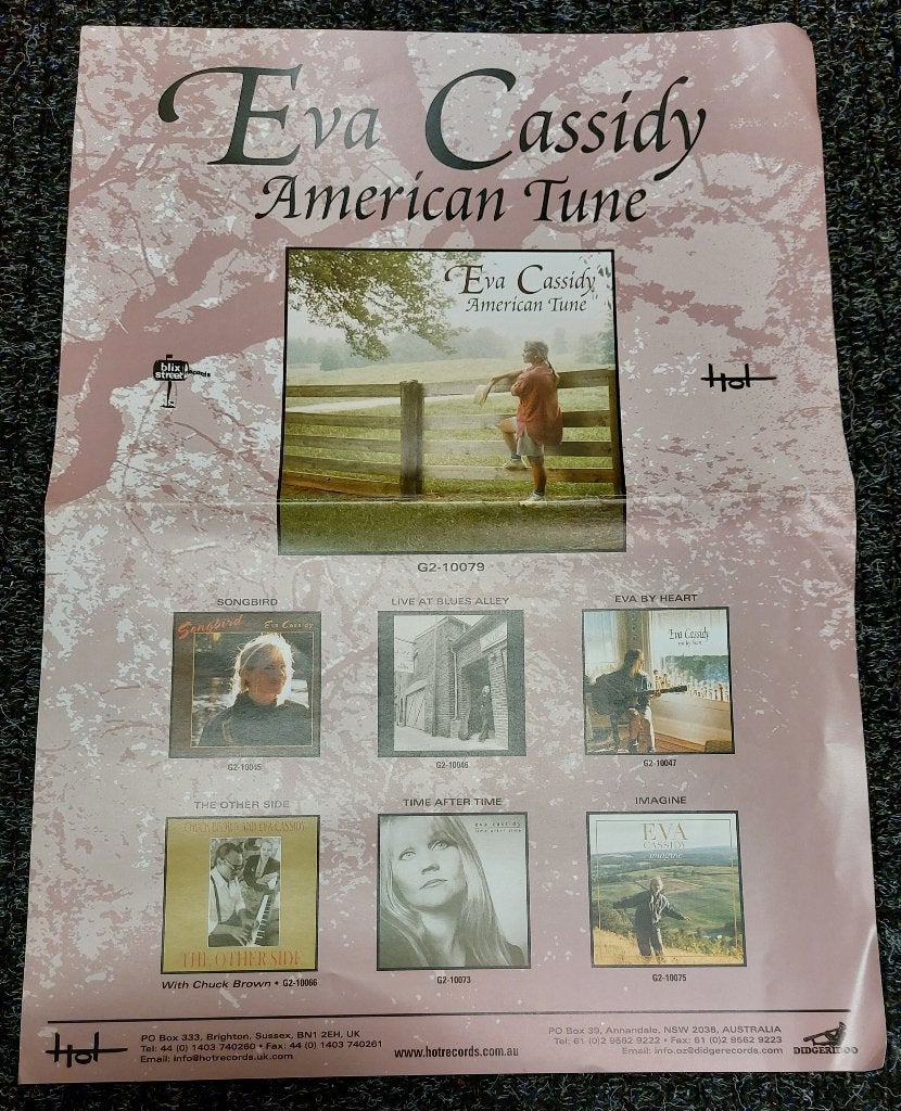 Eva Cassidy PROMO POSTER 2003 American Tune, Gebruikt, Eva Cassisy, Verzenden, NvT