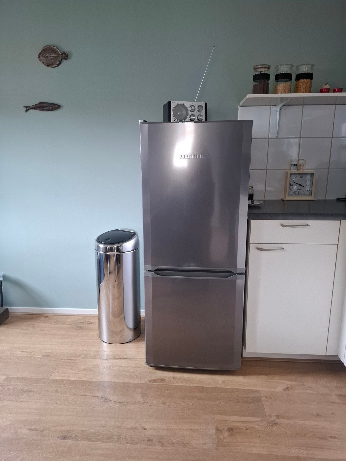 Liebherr koelvriezer, Ophalen, Met aparte vriezer, Zo goed als nieuw, 45 tot 60 cm
