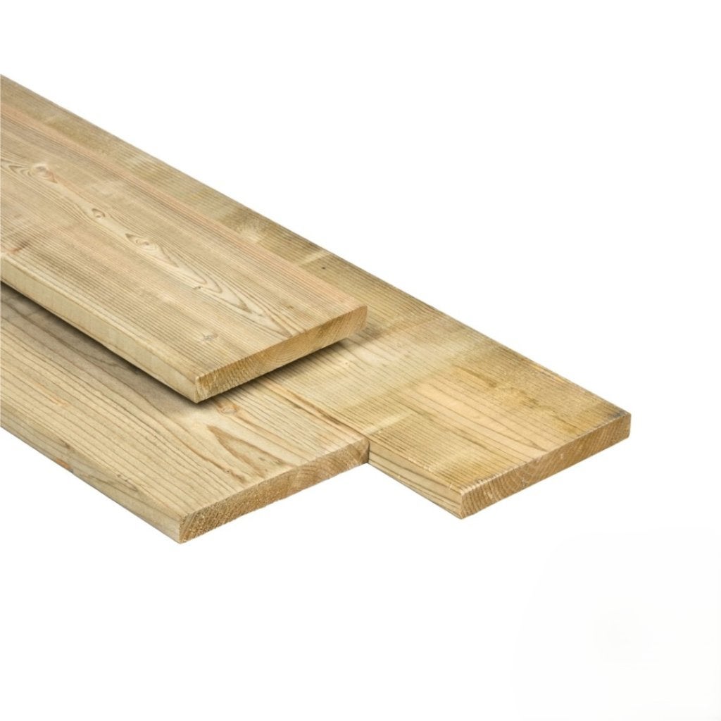 Planken Geïmpregneerd 28 x 195 mm - Vanaf €12,75, Tuin en Terras, Palen, Balken en Planken, Ophalen, Nieuw, 250 cm of meer, Planken