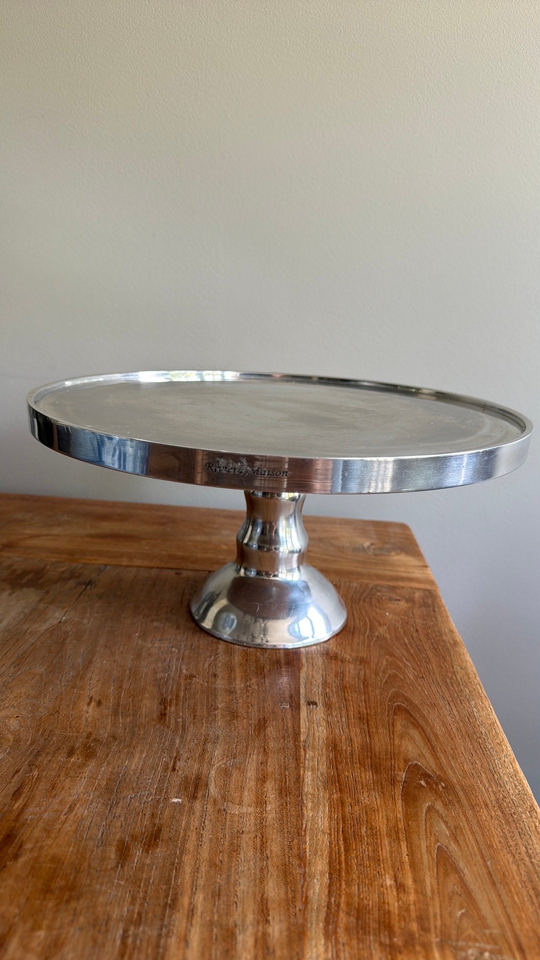 Grote ronde etagère Riviera Maison, Huis en Inrichting, Woonaccessoires | Etagères, Ophalen of Verzenden, Gebruikt, Taartplateau