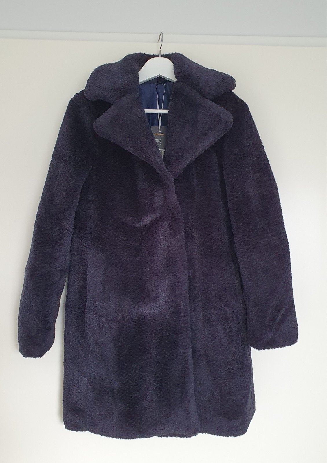 Esmara Heidi Klum faux fur bontjas blauwgrijs 34 NIEUW, Kleding | Dames, Ophalen of Verzenden, Nieuw, Maat 36 (S), Bruin