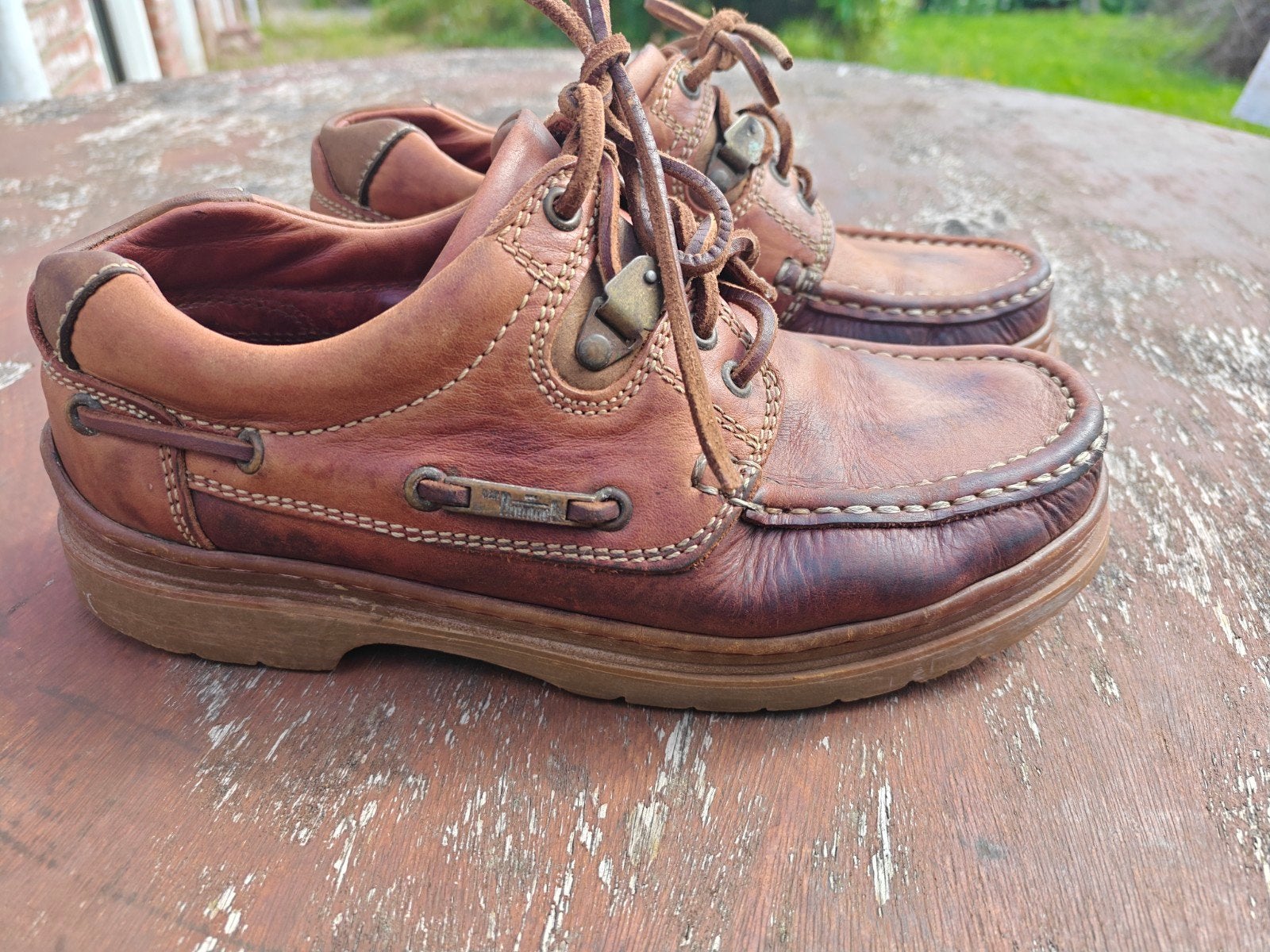 Bruine leren bootschoenen Van Bommel maat, Bruin, Overige typen, Ophalen of Verzenden, Van Bommel