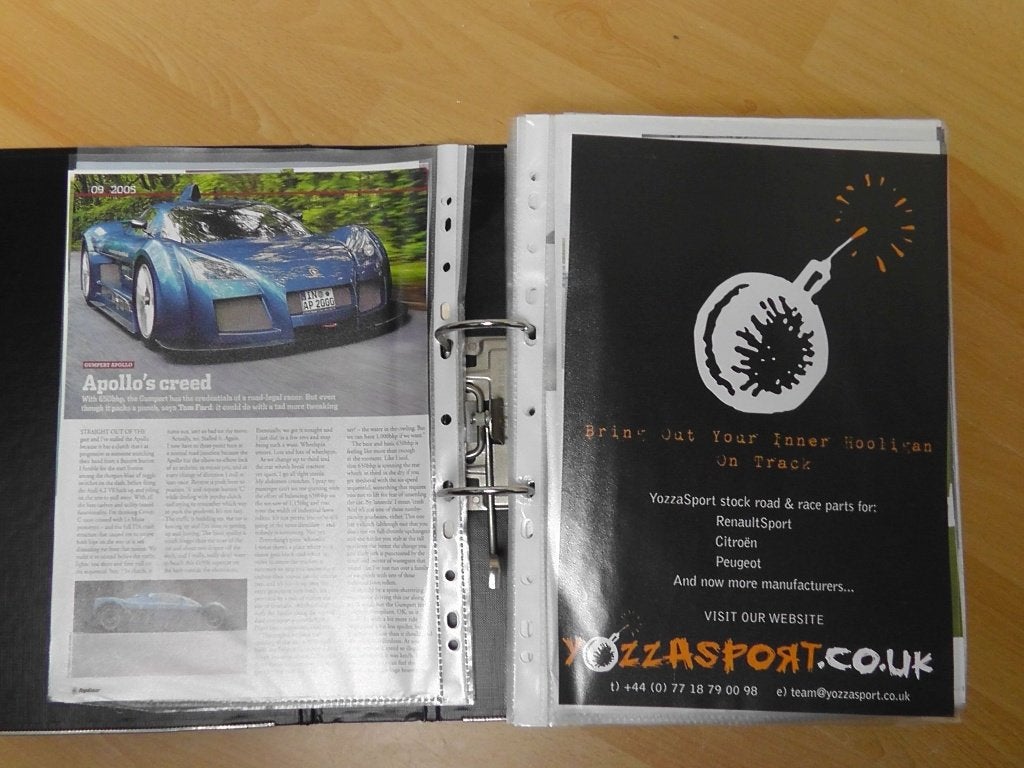 Gumpert Apollo ? eerst 12x autotest lezen, Ophalen, Gelezen