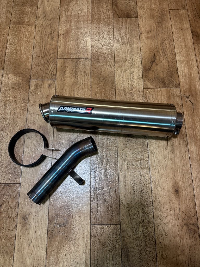 GSX 1250/650 BANDIT Dominator ST Uitlaat met e keur, Ophalen of Verzenden, Gebruikt