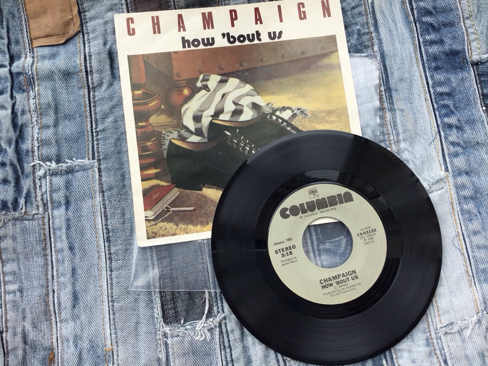 Champaign - How 'Bout Us (Single, 1981), Originele persing, Ophalen of Verzenden, Gebruikt, R&B en Soul