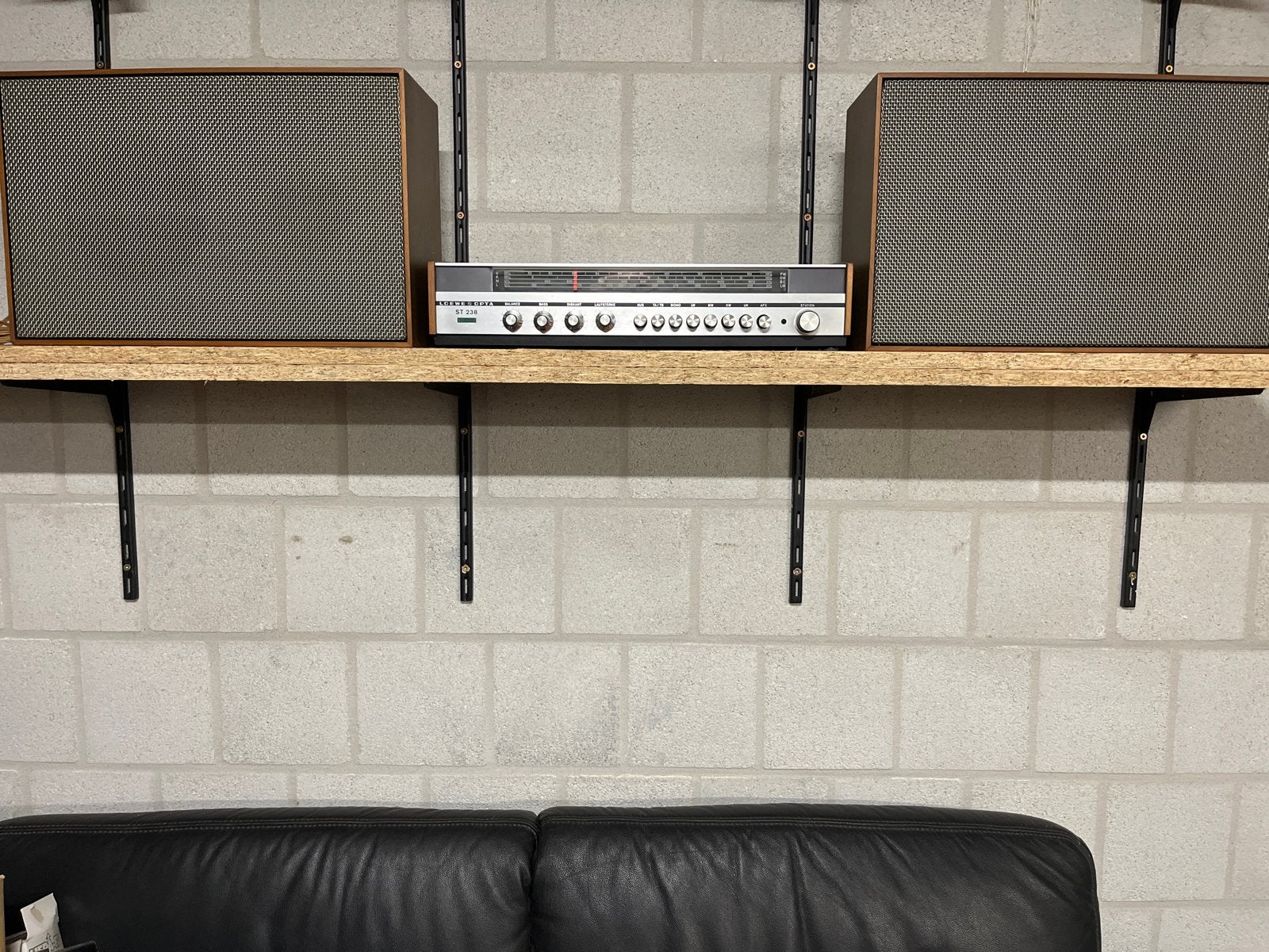 Loewe Opta ST 238 Stereo Receiver met Speakers, Overige merken, Gebruikt, Tuner of Radio, Losse componenten