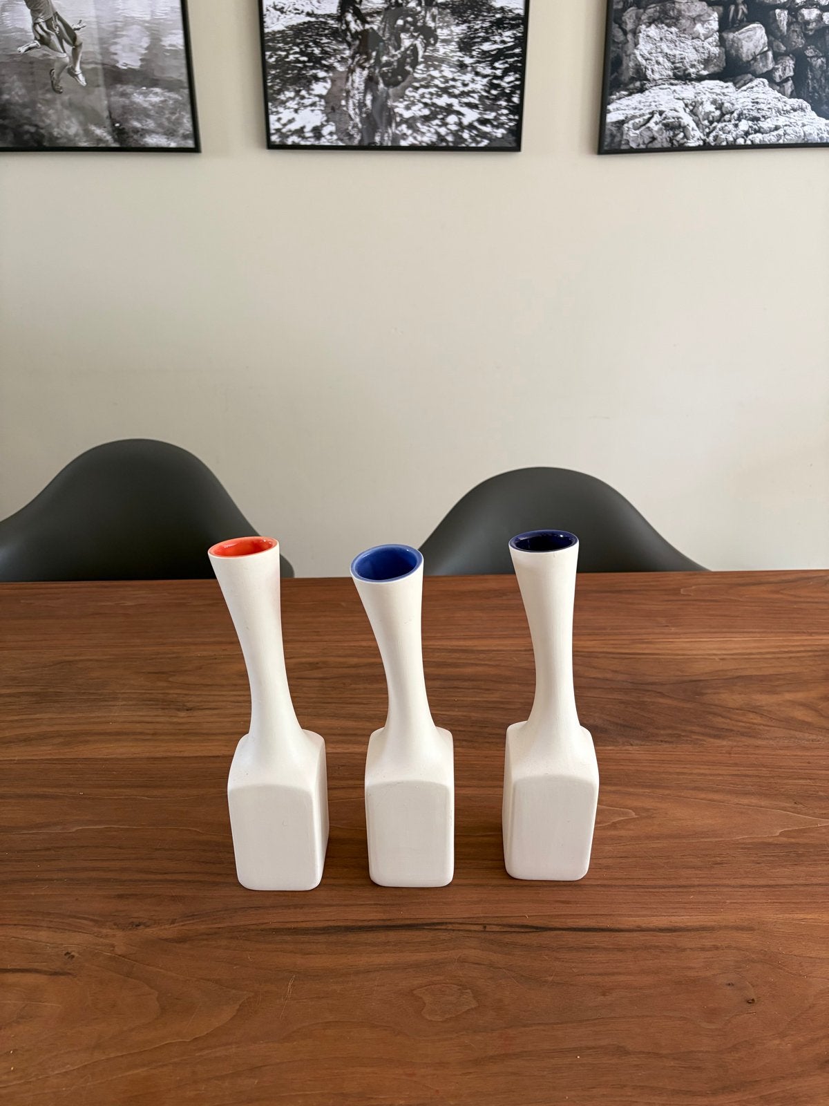 Set van 3 Olav Slingerland vaasjes - Zo goed als nieuw, Antiek en Kunst, Ophalen