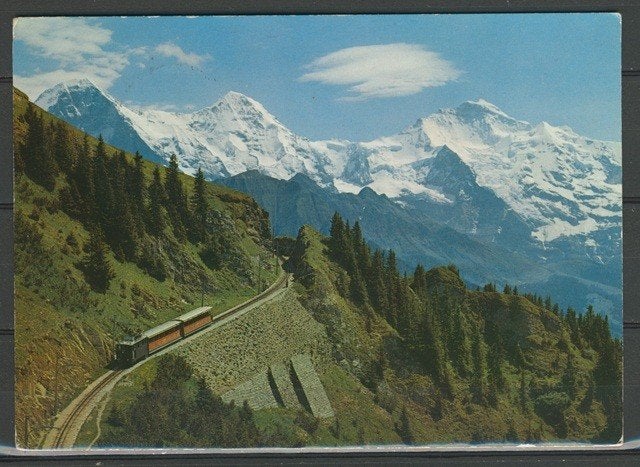 Locomotief Platte Bahn Foto-Ansichtkaart Trein t-226 jdu, Ophalen of Verzenden, Zo goed als nieuw, Trein, Kaart of Prent