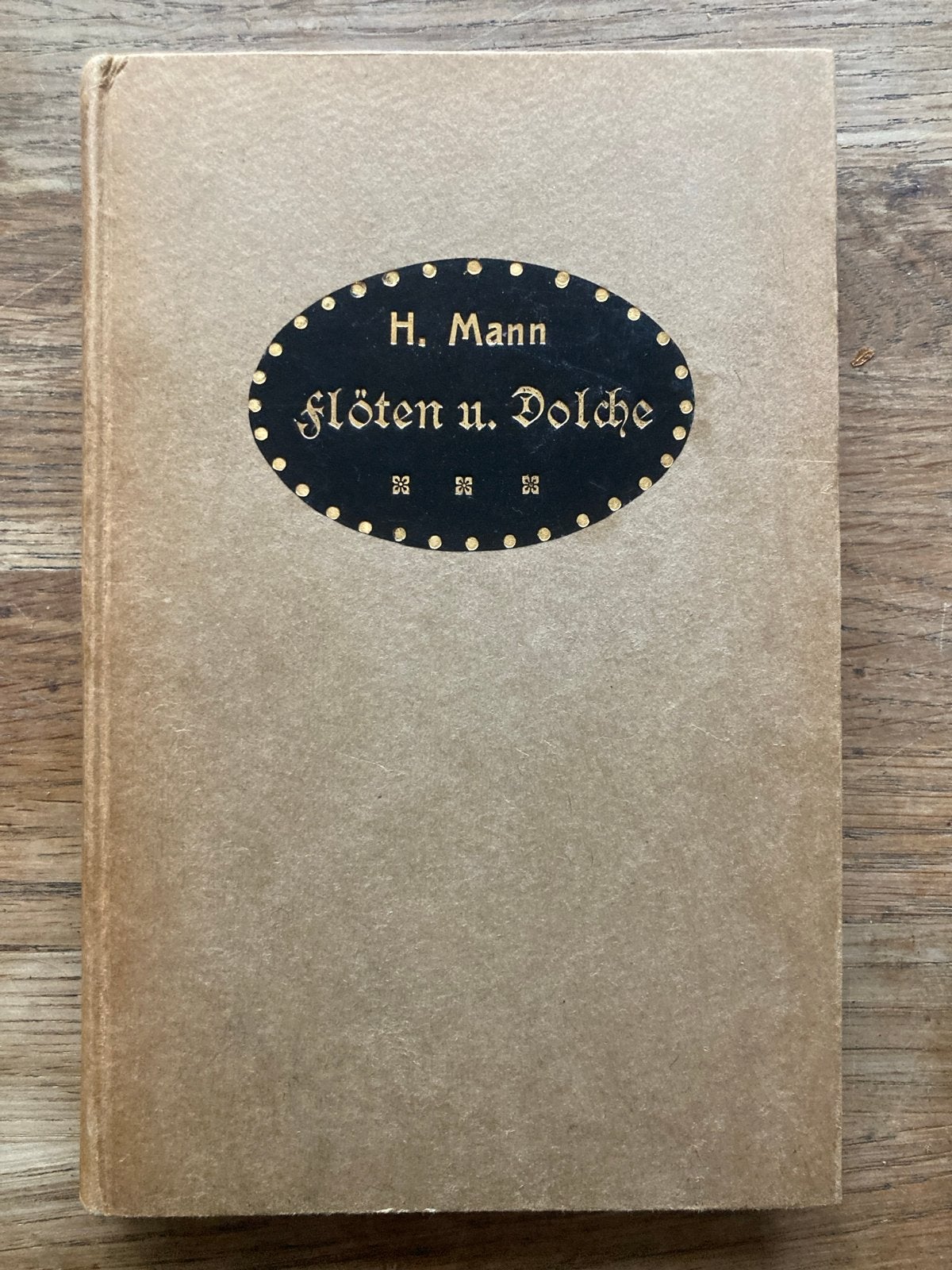 H. Mann - Flöten u. Dolche (Oude Duitse roman), Boeken, Ophalen of Verzenden, Gelezen, Europa overig
