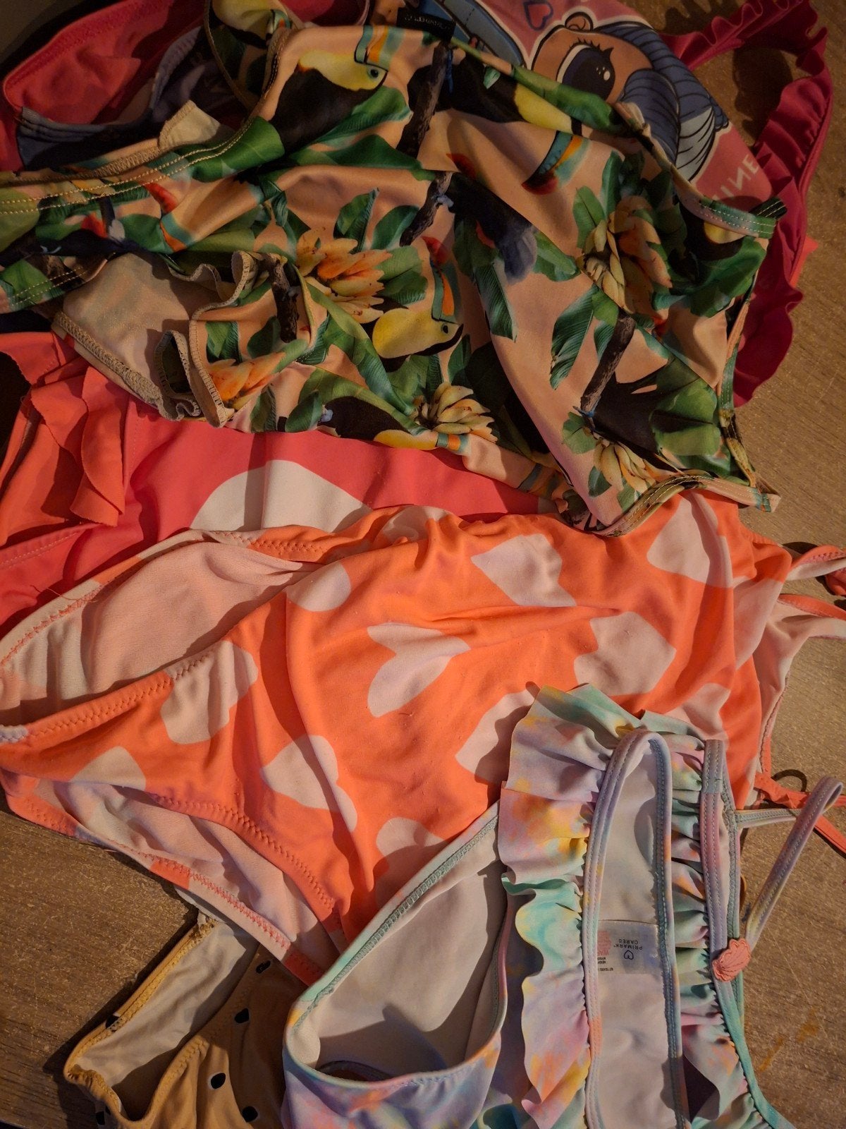 Badpakken en bikini's maat 110/116/122, Ophalen, Maat 110, Meisje, Bikiniset