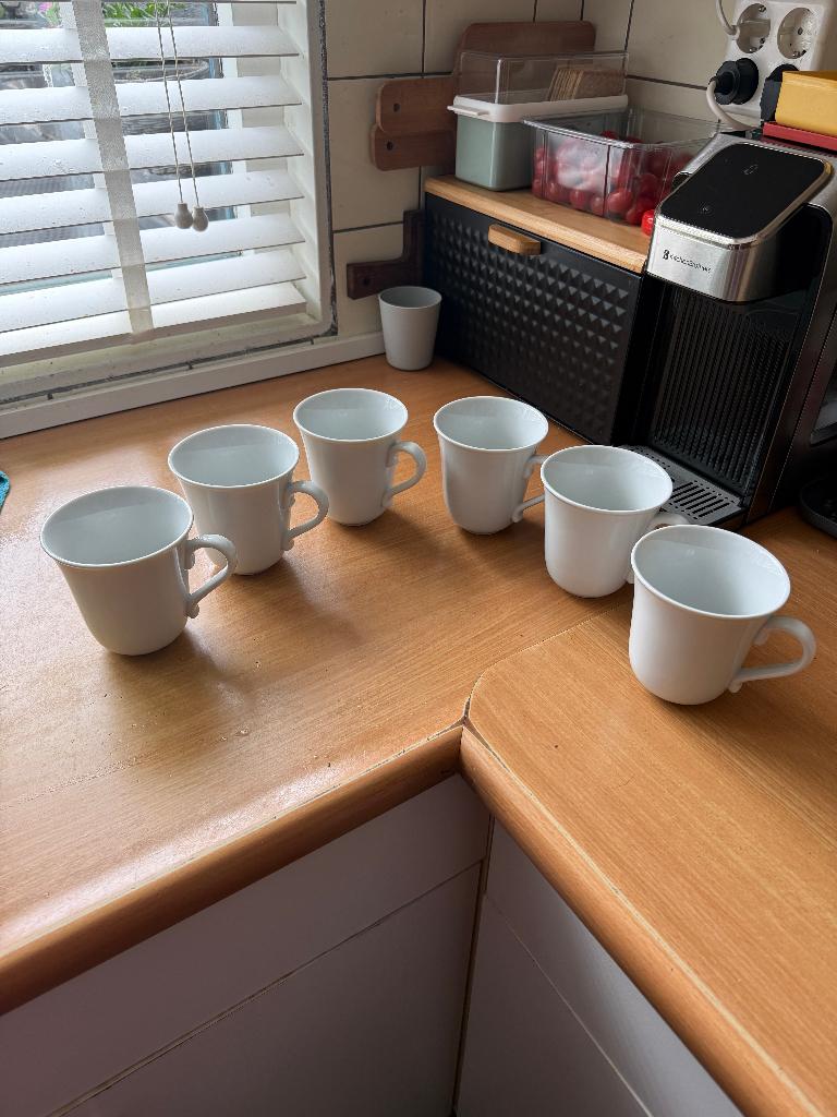 6 bekers Ikea, Overige typen, Ophalen of Verzenden, Zo goed als nieuw, Overige stijlen