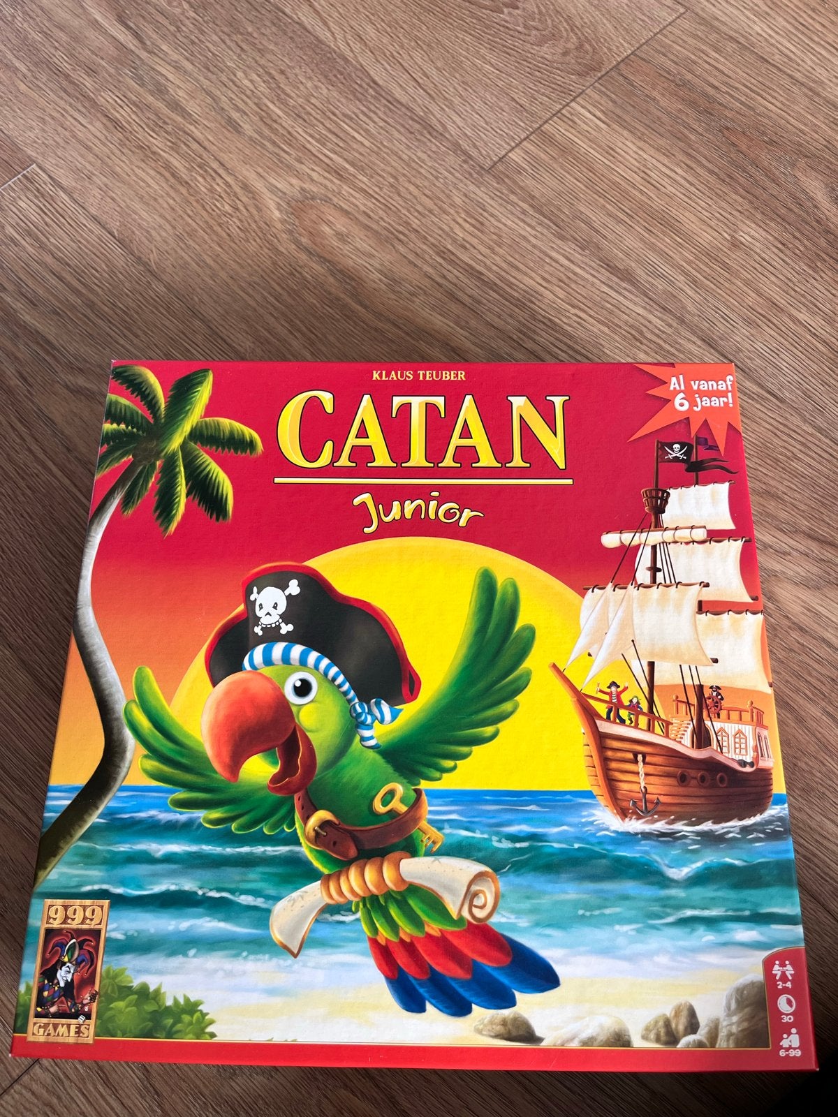 Catan Junior Bordspel - Avontuurlijk Spel voor Jonge Piraten, Drie of vier spelers, Ophalen of Verzenden, Zo goed als nieuw