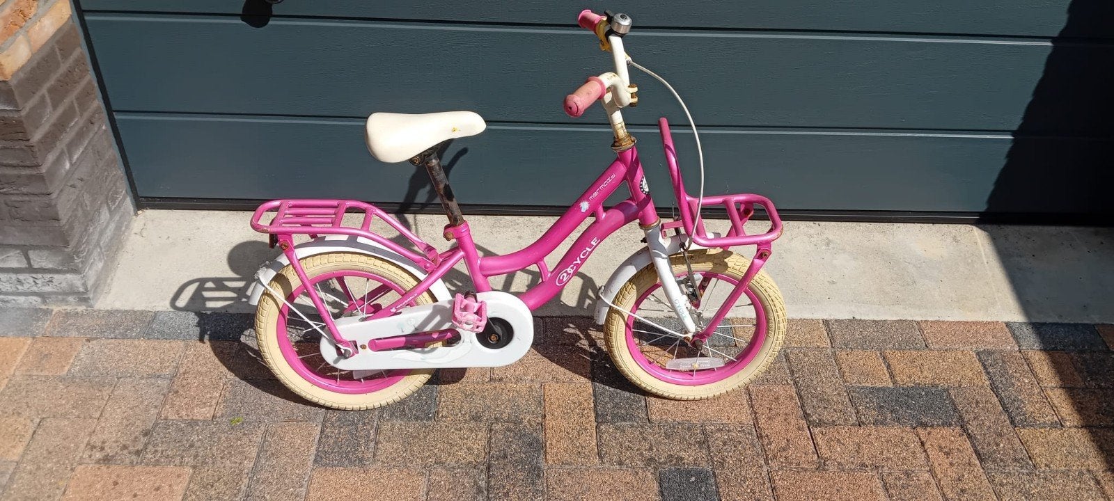 kinderfietsje 14 inch, Ophalen, Gebruikt, Minder dan 16 inch