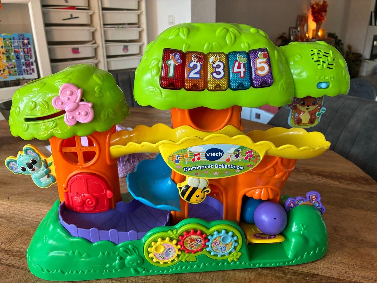 VTech Dierenpret Ballenboom - Interactief Speelgoed, Ophalen, Zo goed als nieuw, Overige typen, Met licht