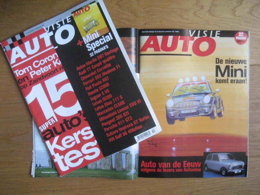 Autovisie 26 1999 Mini Cooper, Audi TT, Peugeot 206 GTI, Ophalen of Verzenden, Nieuw, Peugeot
