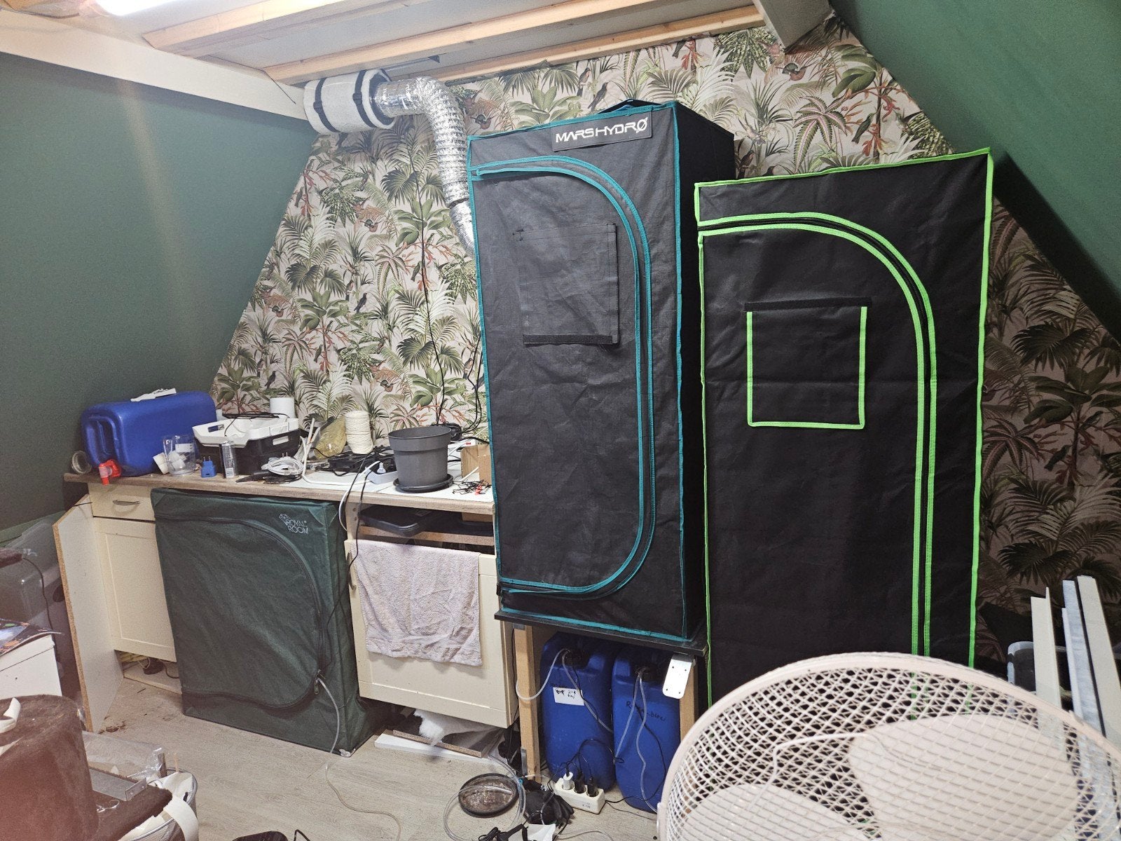 Complete Kweekset: 3 Tenten, LED Lampen & Voeding, Tuin en Terras, Ophalen, Gebruikt, Kweektent