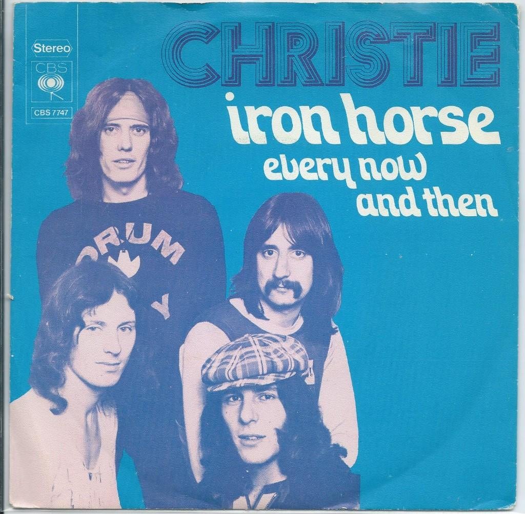 Christie- Iron Horse, Cd's en Dvd's, Vinyl Singles, Zo goed als nieuw, Beschermende buitenhoes, Fotohoes, Originele persing, EP