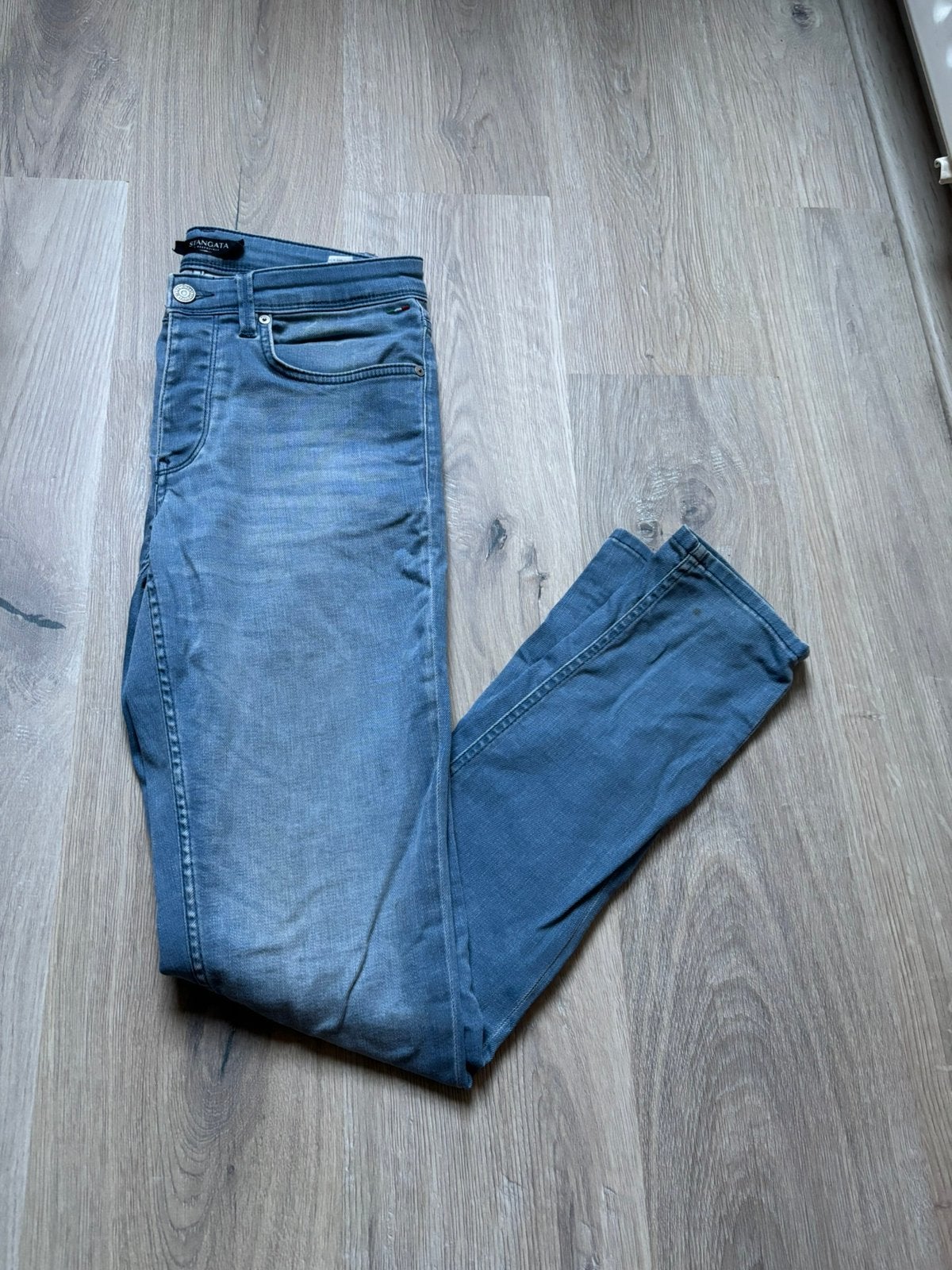 Heren spijkerbroek Stangata | maat 30/34, Kleding | Heren, Ophalen of Verzenden, Zo goed als nieuw, Maat 48/50 (M), Blauw