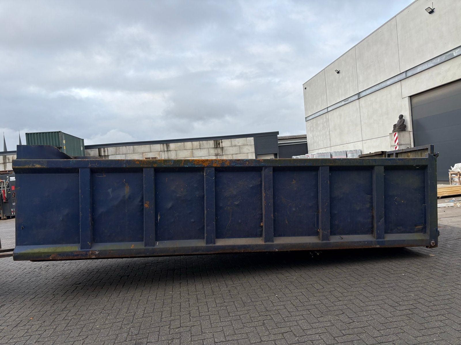Robuuste afzetcontainer - Ideaal voor bouwafval, Ophalen
