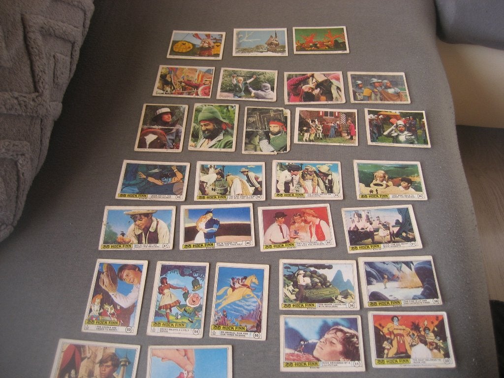 oude monty plaatjes, Ophalen of Verzenden, Gebruikt, Meerdere plaatjes