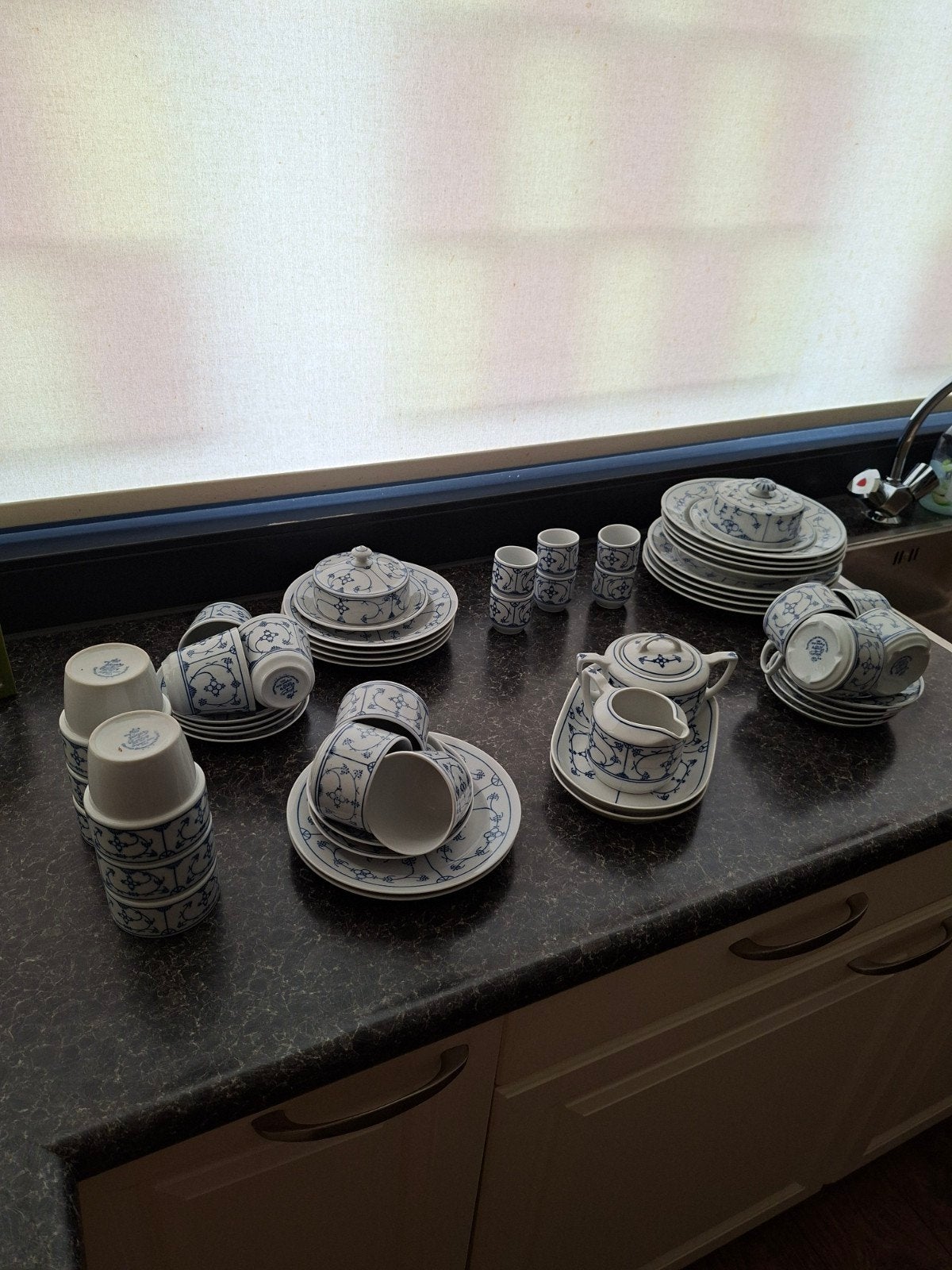 Jäger Eisenberg Porseleinen Servies - Origineel Blauw Saks, Ophalen of Verzenden