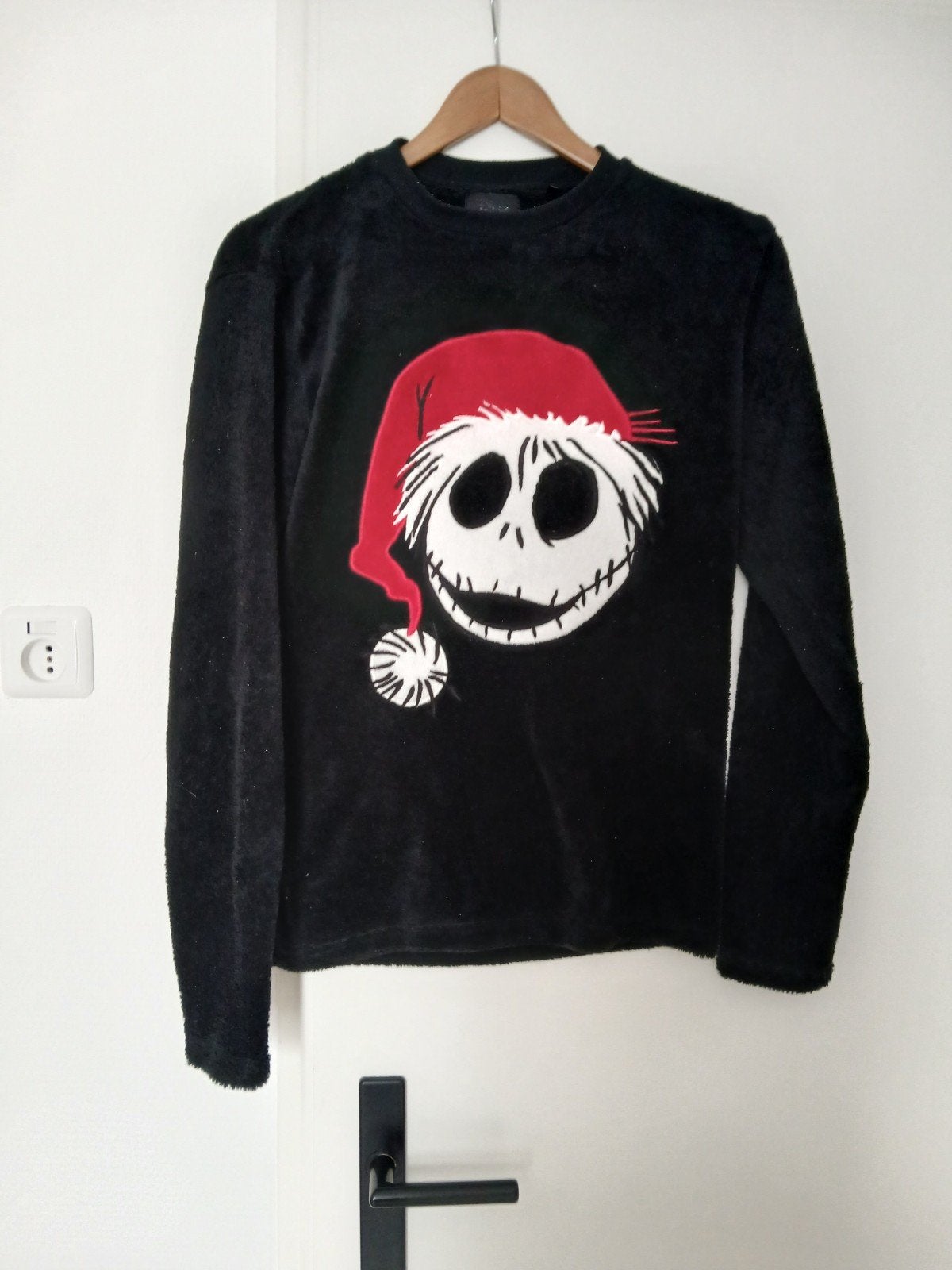 Fluffy Jack Skellington kersttrui, Zwart, Ophalen of Verzenden, Zo goed als nieuw, Disney primark