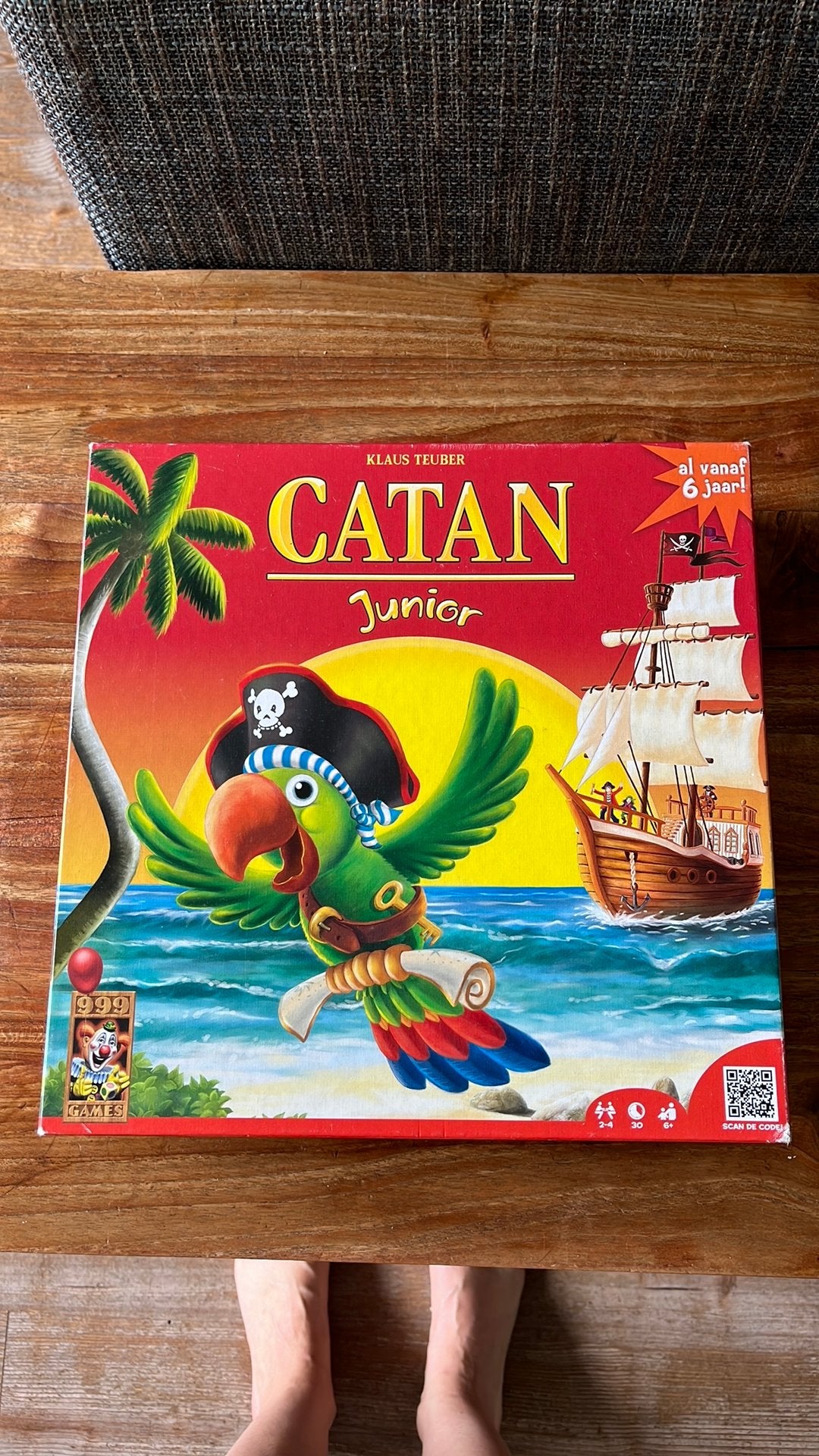 Catan Junior spel, Hobby en Vrije tijd, Gezelschapsspellen | Kaartspellen, Ophalen of Verzenden, Gebruikt