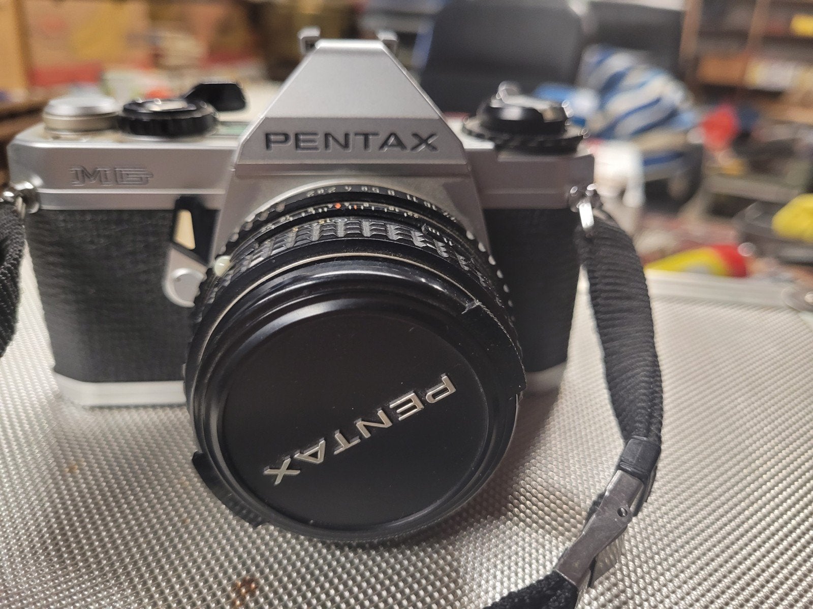 Pentax me 35 mm analoge spiegelreflexcamera, Ophalen, Gebruikt, Spiegelreflex, Pentax