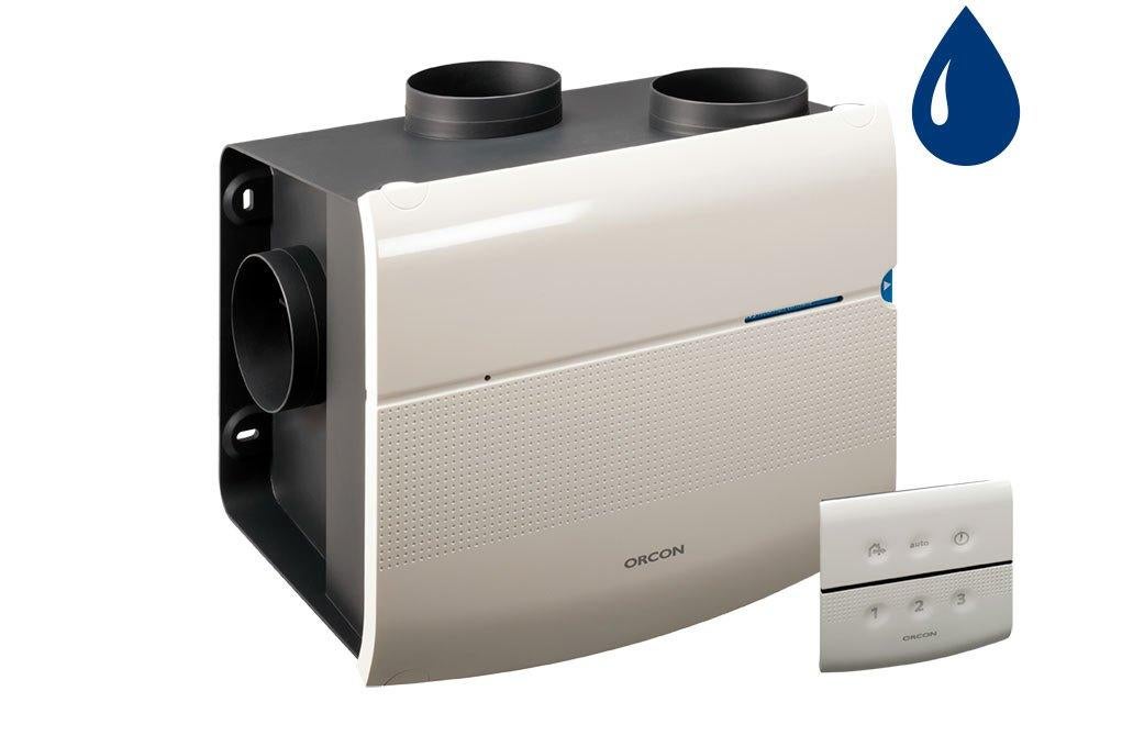 Orcon woonhuisventilator met RF bediening en vochtsensor 600, Ophalen of Verzenden, Nieuw, Afzuiger