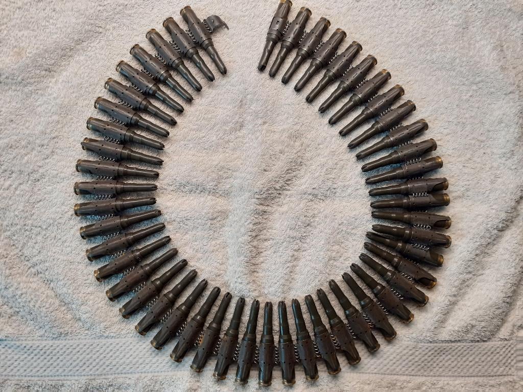 Duitse MG band met blancs set2 (ONKLAAR), Ophalen of Verzenden, Landmacht, Duitsland, Hulzen of Bodemvondsten